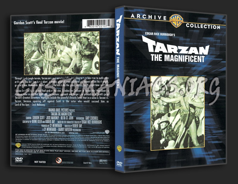 Tarzan the Magnificent (1960) dvd cover