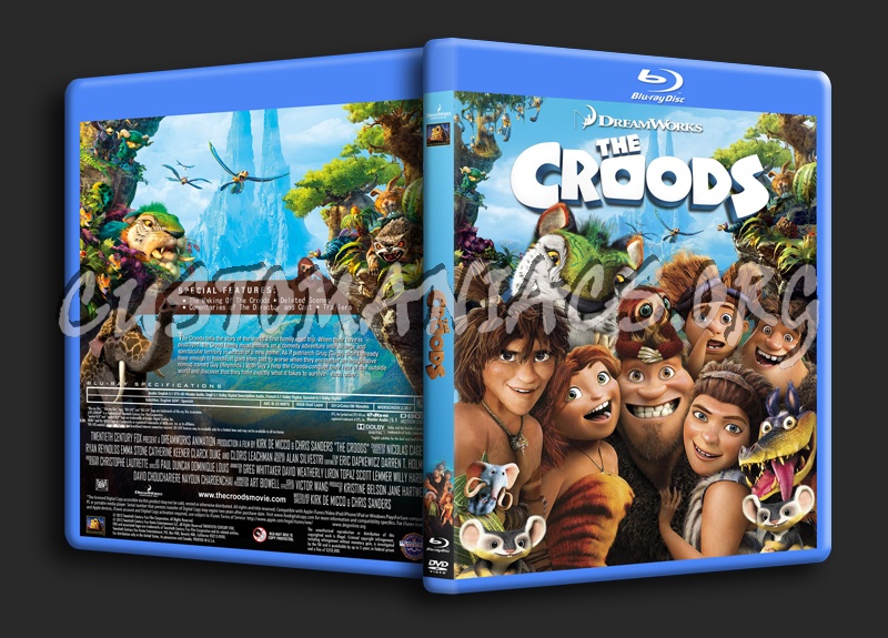 The Croods blu-ray cover