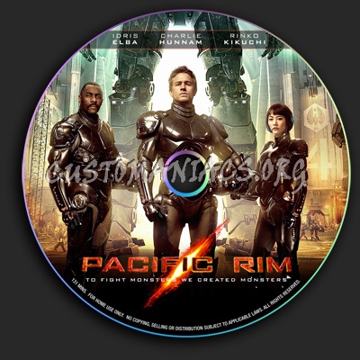 Pacific Rim dvd label