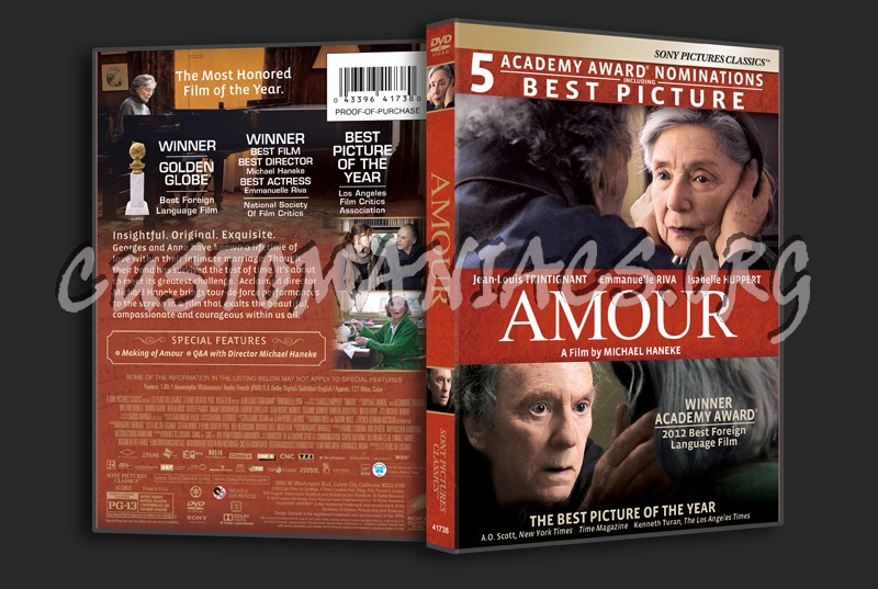 Amour dvd cover