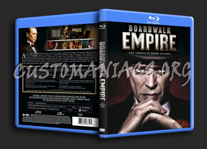 Boardwalk Empire Season 3 blu-ray cover