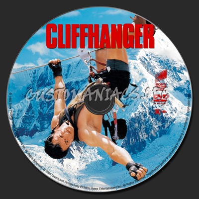 Cliffhanger dvd label