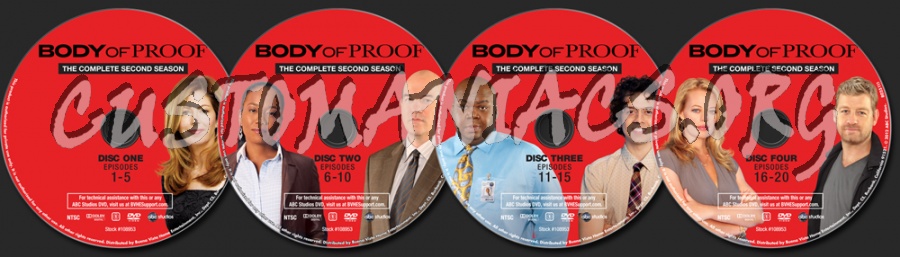 Body of Proof Season 2 dvd label