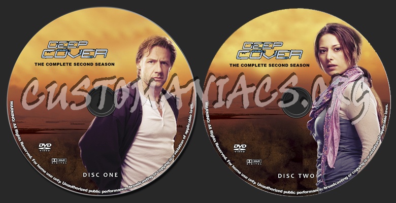 Deep Cover - Season 2 dvd label