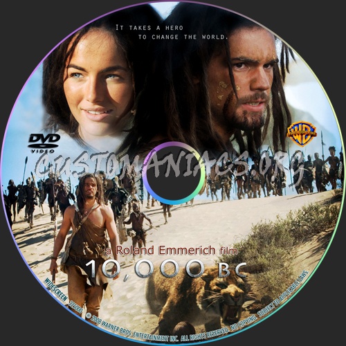 10,000 Bc dvd label