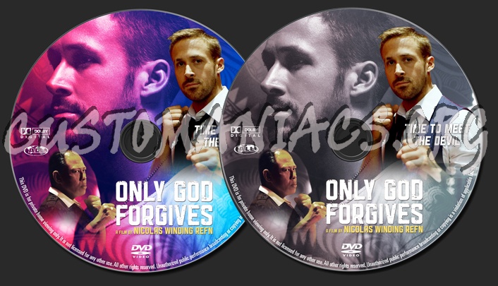 Only God Forgives dvd label