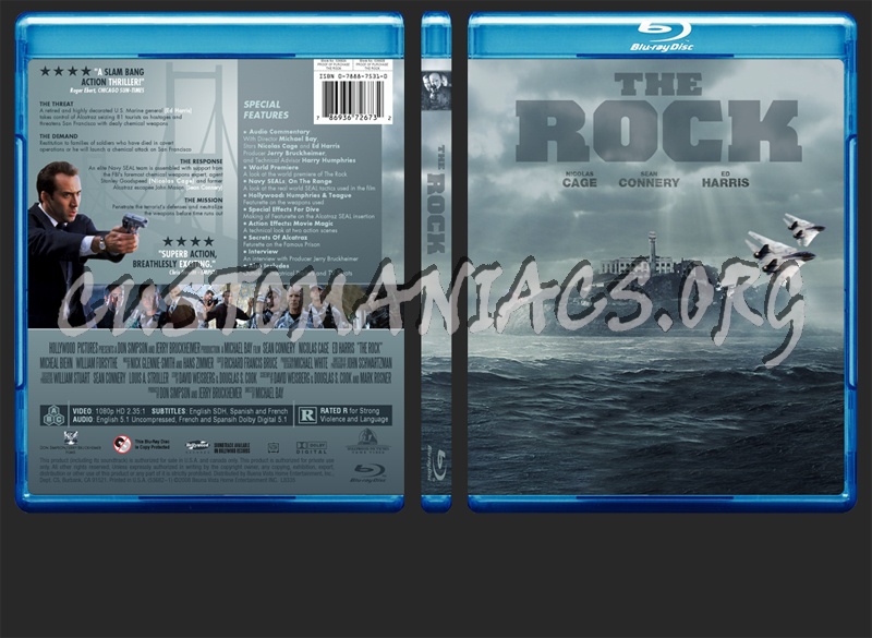 The Rock blu-ray cover