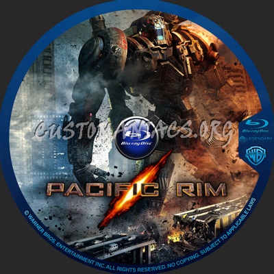 Pacific Rim blu-ray label