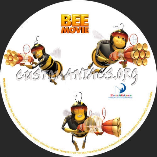 Bee Movie dvd label