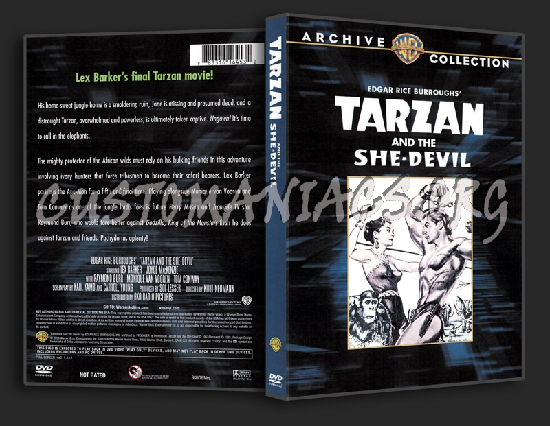 Tarzan and the She Devil (1953) dvd cover