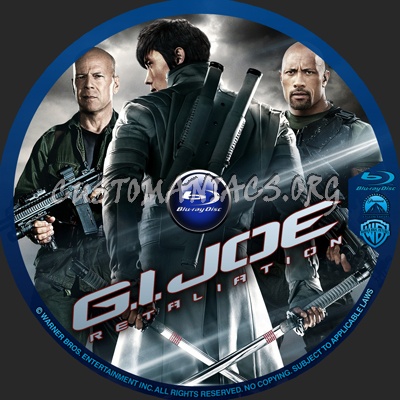 G.I.Joe Retaliation blu-ray label