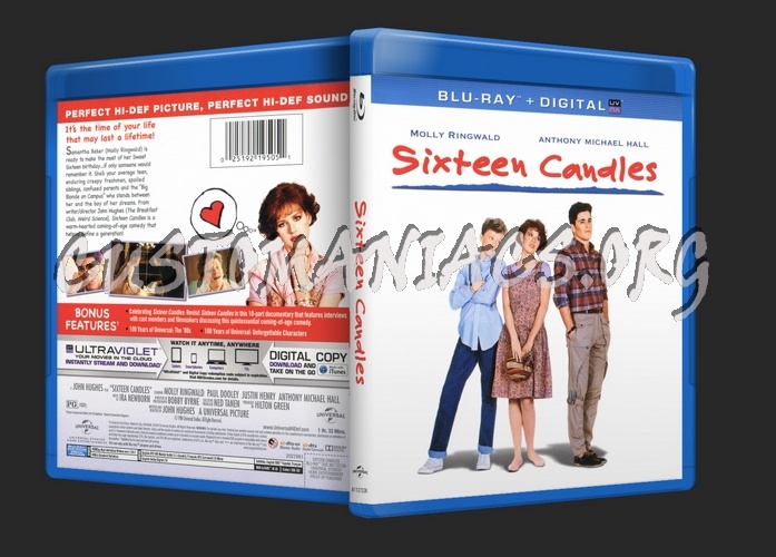 Sixteen Candles blu-ray cover