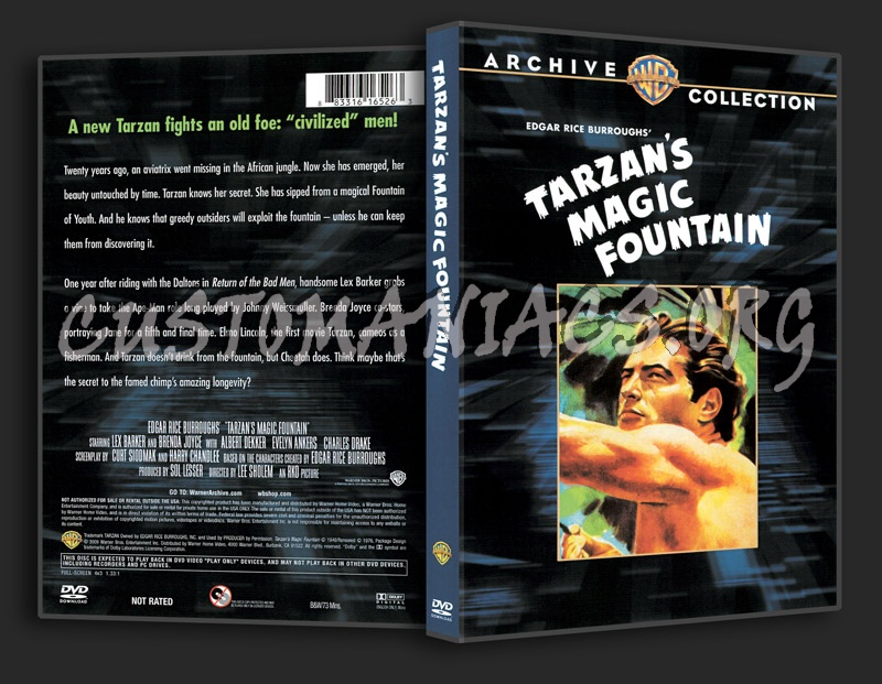 Tarzan's Magic Fountain (1949) dvd cover