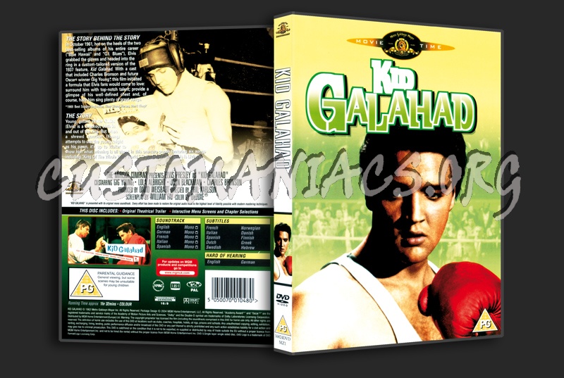 Elivis Kid Galahad dvd cover