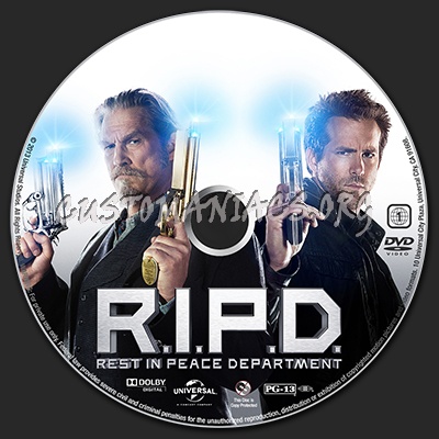 R.I.P.D. (RIPD Rest In Peace Department) dvd label