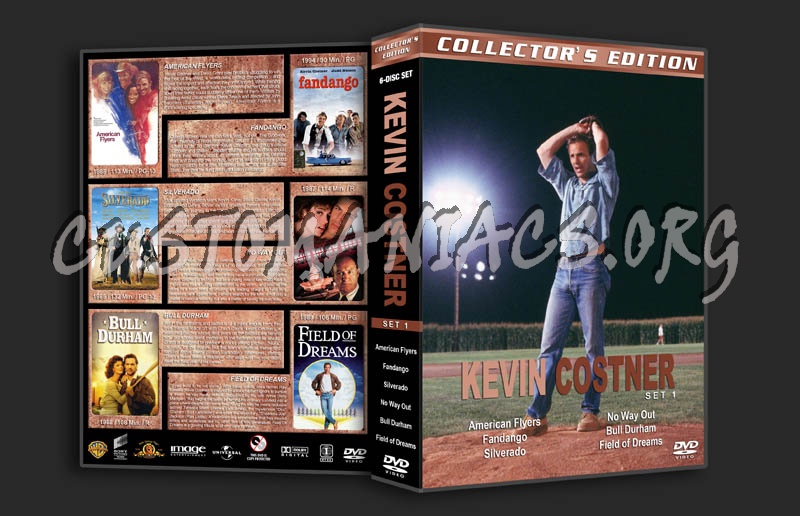 Kevin Costner Collection - Set 1 dvd cover