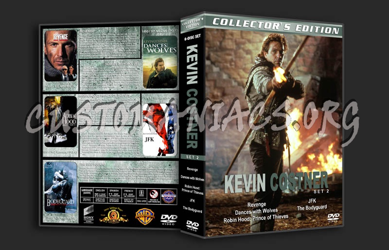 Kevin Costner Collection - Set 2 dvd cover