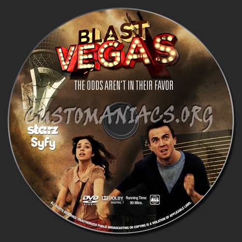 Blast Vegas dvd label