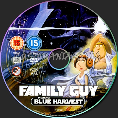 Family Guy Presents Blue Harvest dvd label