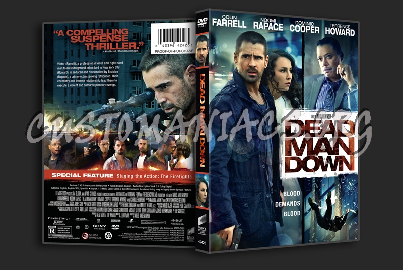 Dead Man Down dvd cover