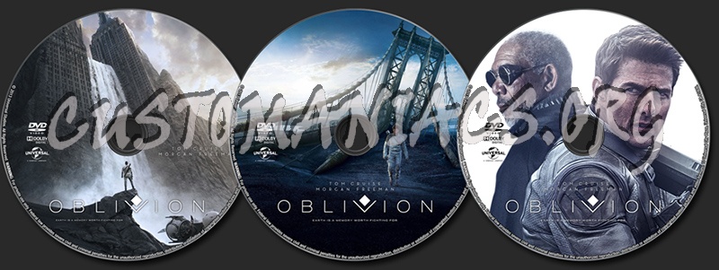 Oblivion dvd label