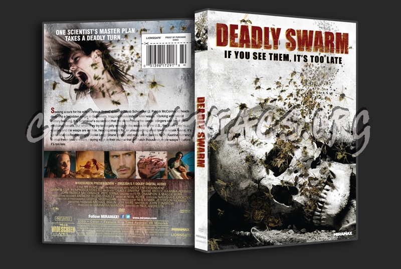 Deadly Swarm dvd cover