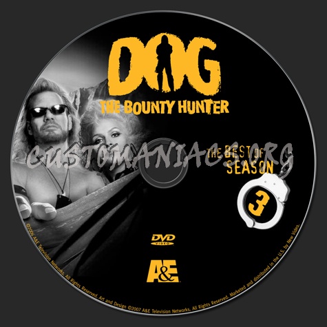 Dog the Bounty Hunter The Best of Season 3 dvd label