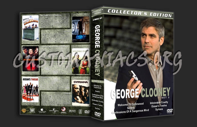 George Clooney Collection - Set 3 dvd cover