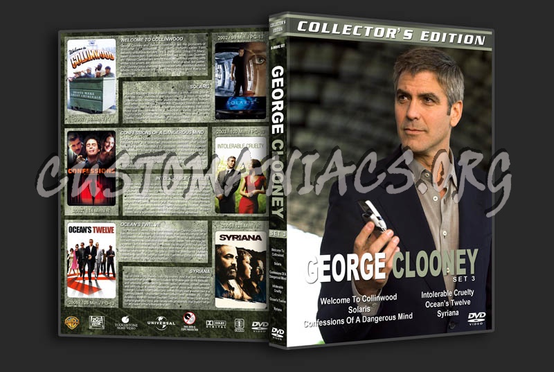 George Clooney Collection - Set 3 dvd cover