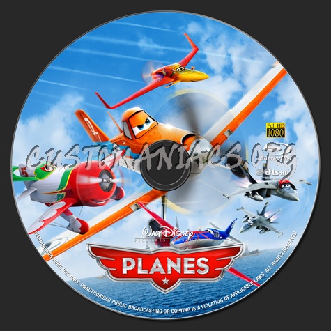 Planes blu-ray label