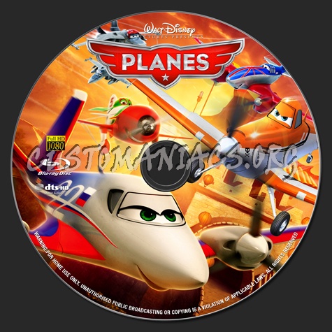 Planes blu-ray label