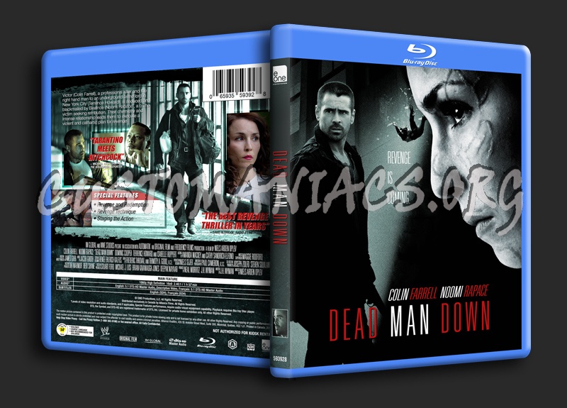 Dead Man Down blu-ray cover