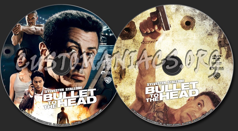 Bullet to the Head dvd label