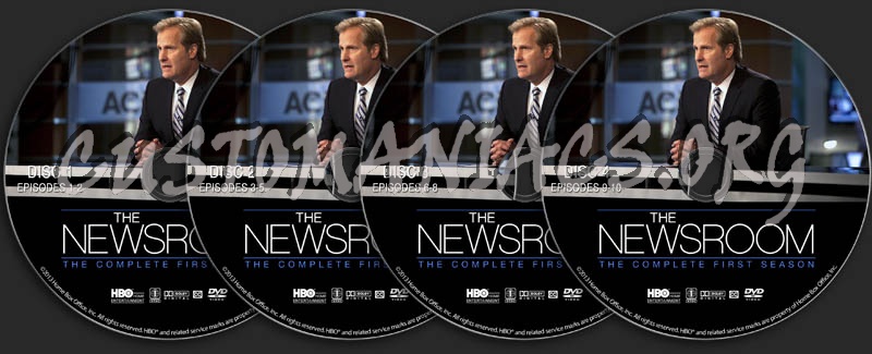 The Newsroom - Season 1 dvd label