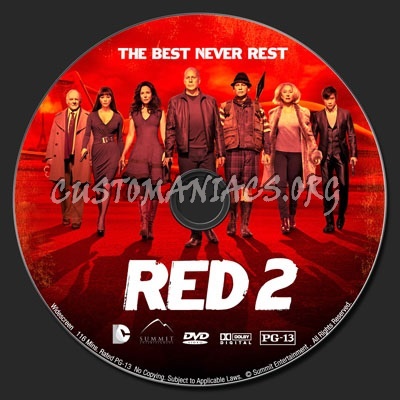 Red 2 dvd label