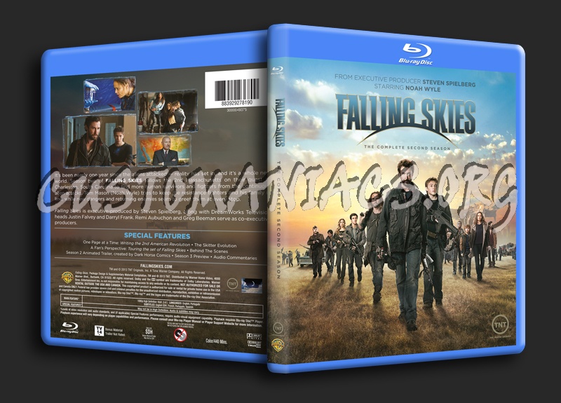 Falling Skies Season 2 blu-ray cover