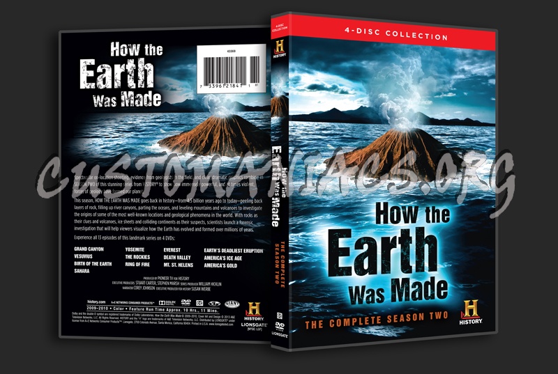 How the Earth Was Made Season 2 dvd cover
