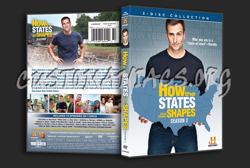 How the States Got Their Shapes Season 2 dvd cover