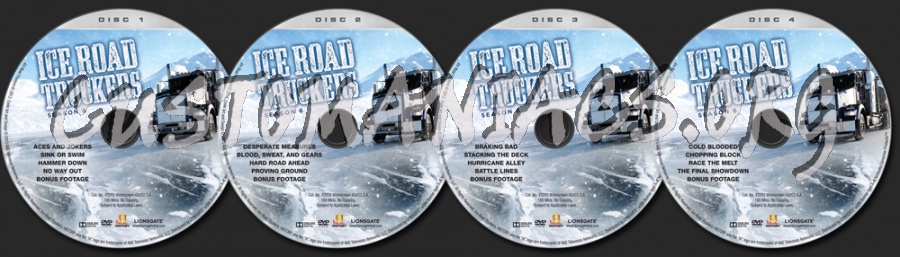 Ice Road Truckers Season 6 dvd label