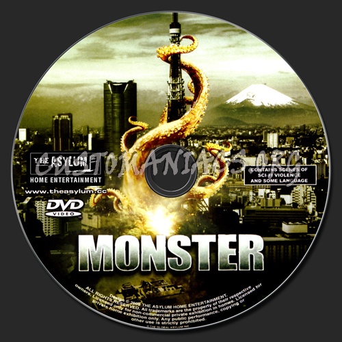 Monster dvd label