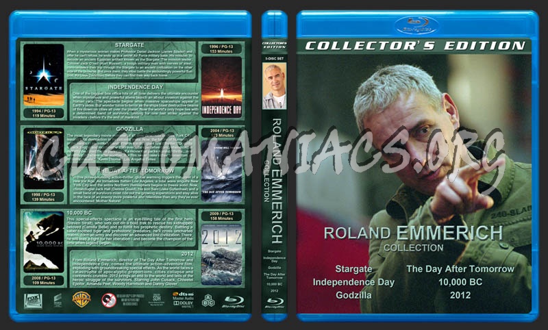 Roland Emmerich Collection blu-ray cover