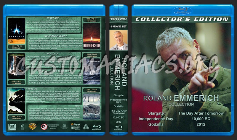 Roland Emmerich Collection blu-ray cover