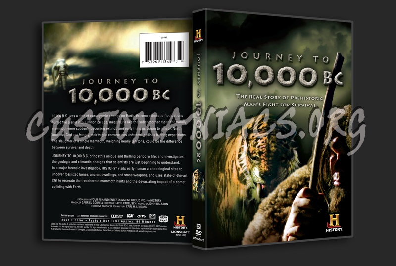 Journey to 10,000 BC dvd cover