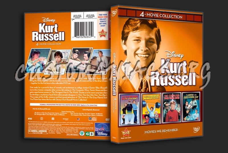 Kurt Russell 4-Movie Collection dvd cover