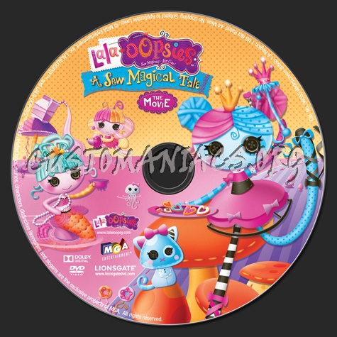 LalaOopsies A Sew Magical Tale dvd label