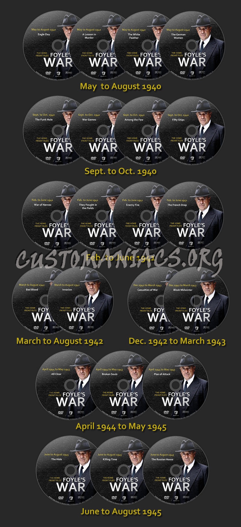 Foyle's War - Complete Collection dvd label