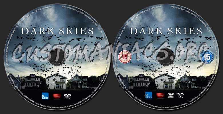 Dark Skies dvd label