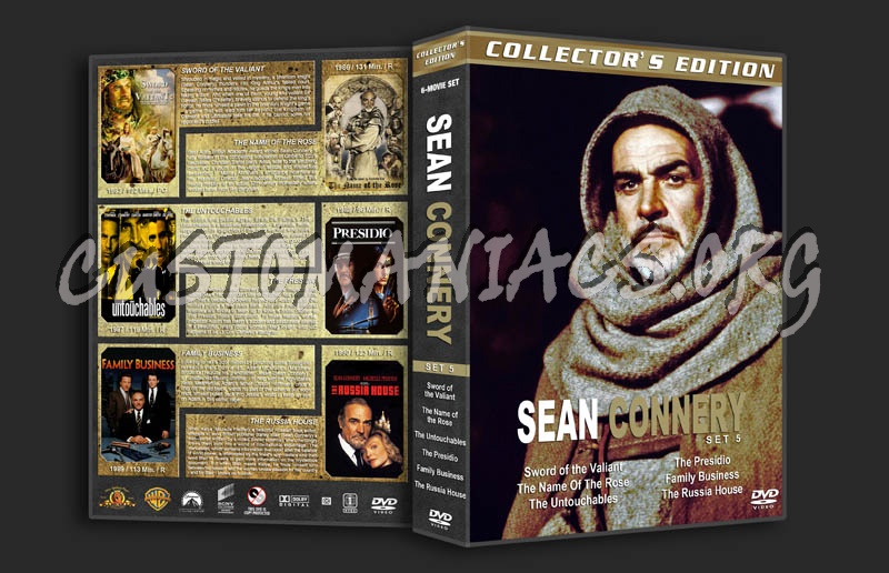 Sean Connery Collection - Set 5 dvd cover