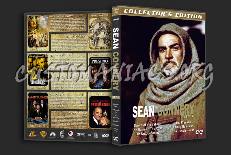 Sean Connery Collection - Set 5 dvd cover