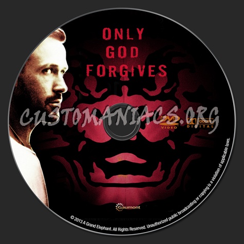 Only God Forgives dvd label